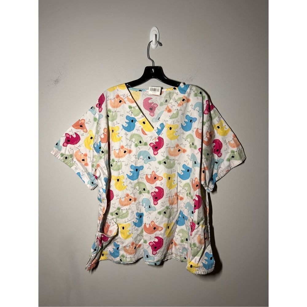 UA Scrubs Koala Bear Scrub top size 2xl C16-13